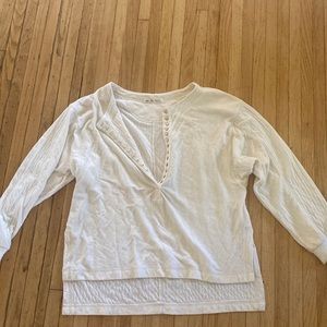 Free People Henley Sweatshirt NWOT